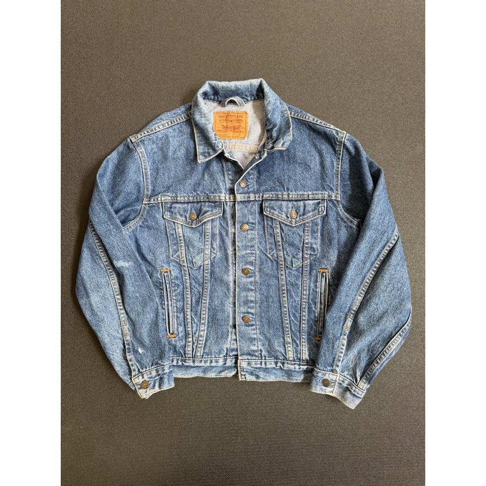 Levi's 70506 0216 Denim Trucker Jacket Made In USA Size 40